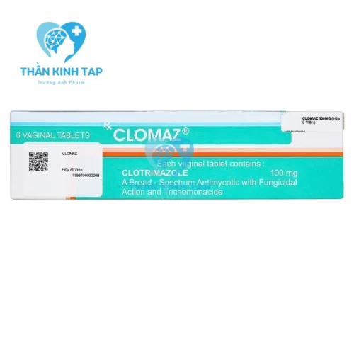 Clomaz 100mg - Thuốc điều trị viêm âm đạo