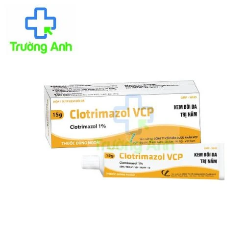 Clotrimazol VCP - Thuốc bôi da điều trị nấm hiệu quả (10 type)