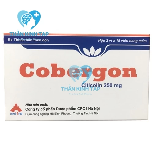 Cobergon 250mg - Hỗ trợ điều trị đau đầu, rối loạn tuần máu não