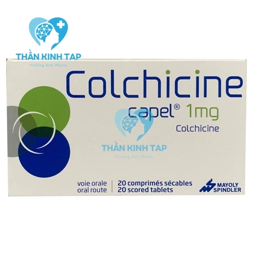 Colchicine Capel 1mg - Thuốc phòng và điều trị cơn gout cấp