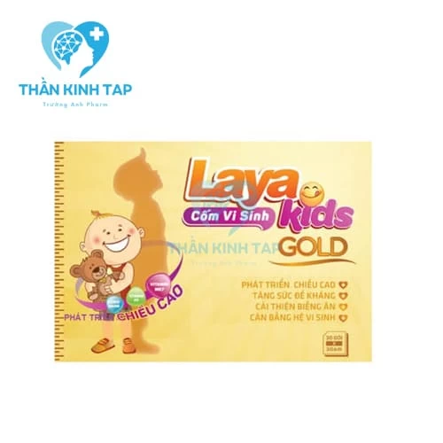 Cốm vi sinh Laya Kids Gold - Hỗ trợ tăng cường sức đề kháng