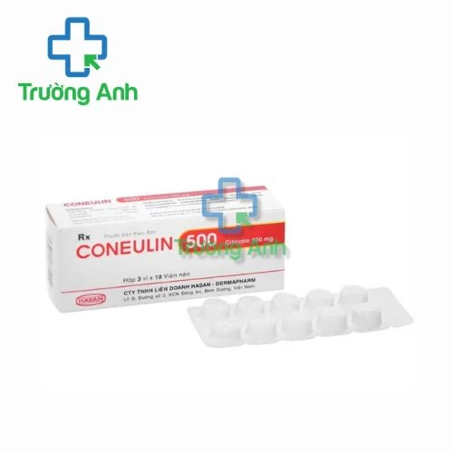 Coneulin 500mg Hasan - Thuốc điều trị rối loạn thần kinh, tâm thần