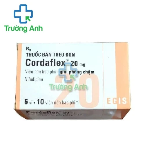 Cordaflex 20mg - Thuốc điều trị tăng huyết áp của Hungary