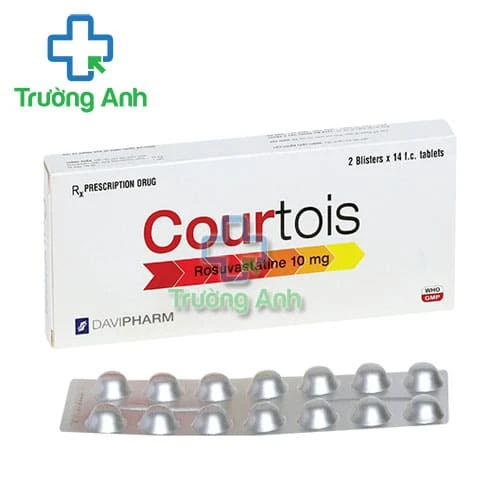 Courtois 10mg - Thuốc điều trị tăng cholesterol máu