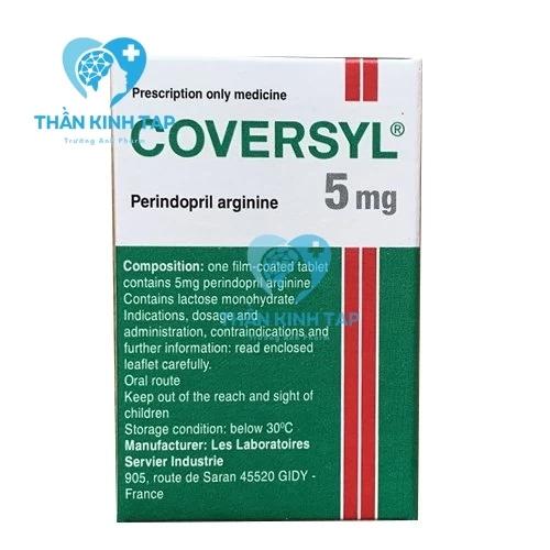 Coversyl 5mg - Thuốc điều trị bệnh tăng huyết áp