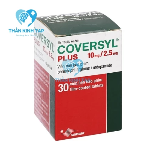 Coversyl Plus 10mg/2.5mg - Thuốc điều trị tăng huyết áp