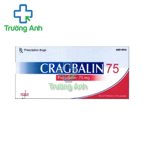 Cragbalin 75 - Thuốc điều trị rối loạn lo âu lan tỏa