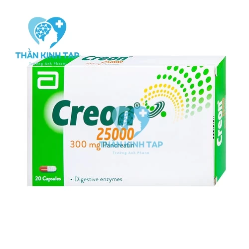 Creon 25000 - Thuốc điều trị thiểu năng tụy ngoại tiết của Đức
