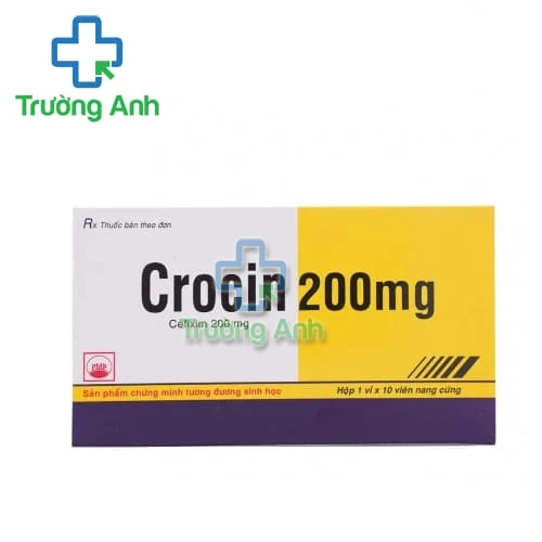 Crocin 200mg - Thuốc điều trị nhiễm khuẩn của Pymepharco