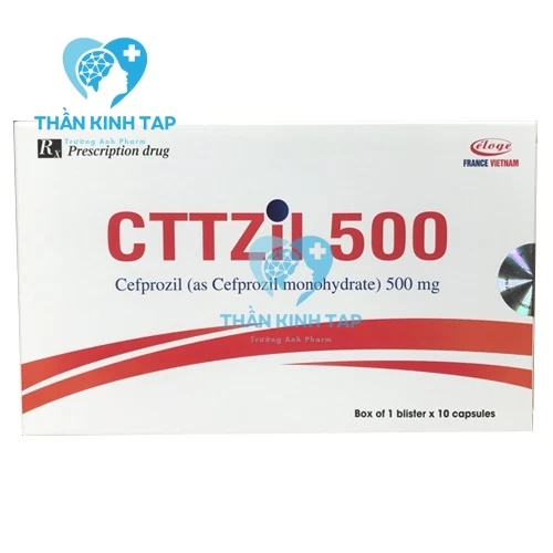 Cttzil 500 - Thuốc điều trị nhiễm khuẩn của Éloge France