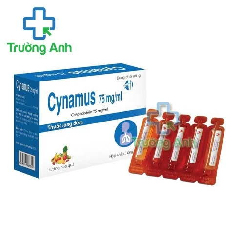 Cynamus 75mg/ml - Thuốc điều trị rối loạn hô hấp