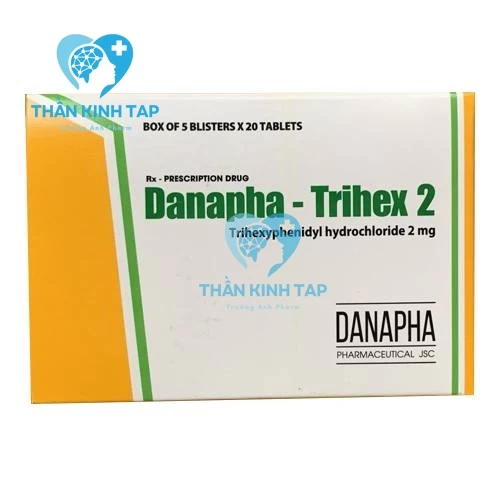 Danapha-Trihex 2 - Thuốc điều trị hội chứng Parkinson hiệu quả (10 hộp)