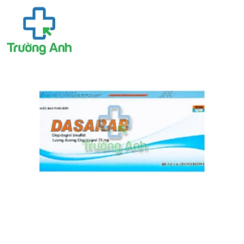 Dasarab 75mg - Thuốc dự phòng nhồi máu cơ tim, đột quỵ