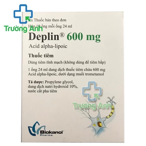Deplin 600mg - Alpha - Lipoic acid 600mg Solupharm