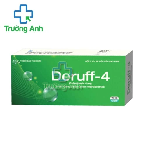 Deruff 4mg Davipharm - Thuốc điều trị sa sút trí tuệ do bệnh Alzheimer