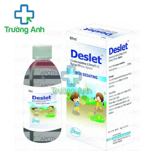 Deslet - Thuốc điều trị viêm mũi dị ứng, mề đay hiệu quả