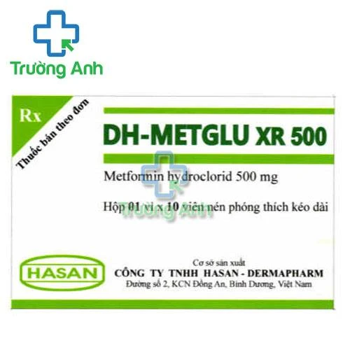 Dh-Metglu XR 500 - Thuốc điều trị bệnh đái tháo đường týp 2