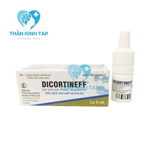 Dicortineff - Thuốc điều trị nhiễm trùng mắt