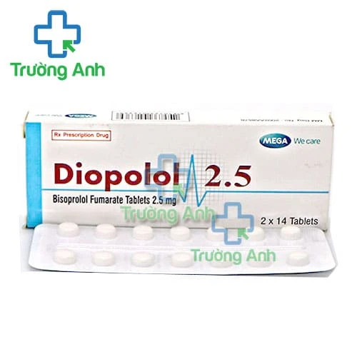 Diopolol 2.5 - Thuốc điều trị tăng huyết áp hiệu quả