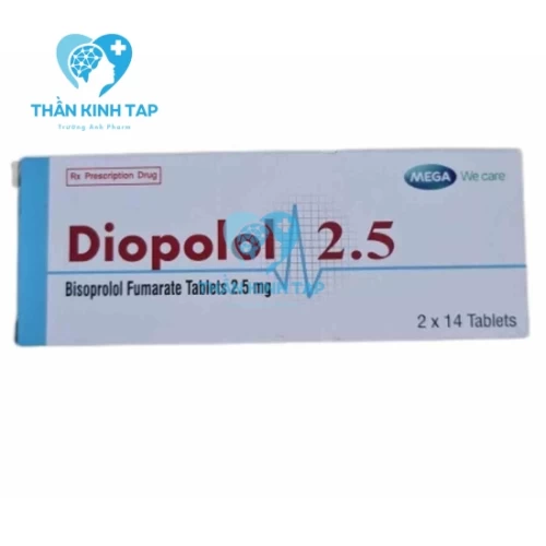 Diopolol 2.5 - Thuốc điều trị tăng huyết áp hiệu quả