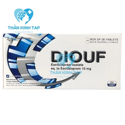 Diouf 10mg Davipharm - Thuốc điều trị trầm cảm, rối loạn lo âu