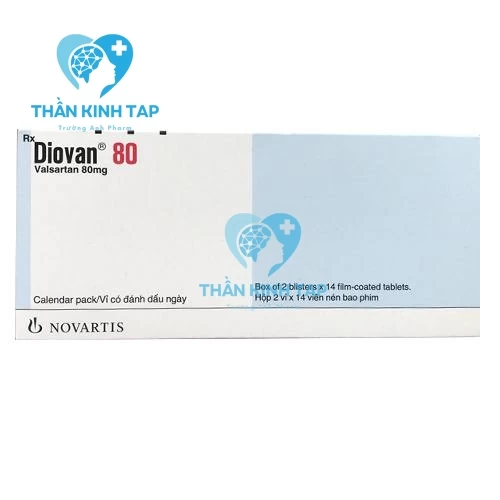 Diovan 80mg - Thuốc điều trị tăng huyết áp, suy tim