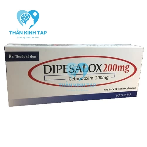 Dipesalox 200mg - Thuốc điều trị viêm xoang, viêm họng