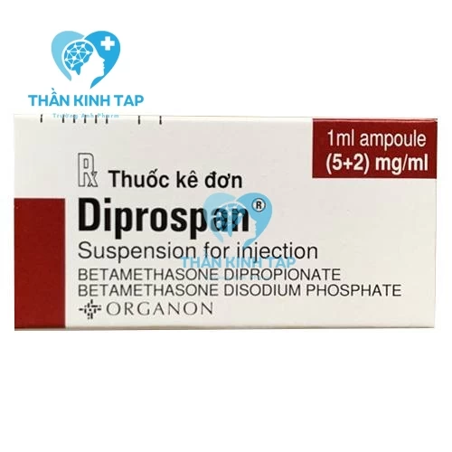 Diprospan - Thuốc điều trị các trường hợp viêm, dị ứng