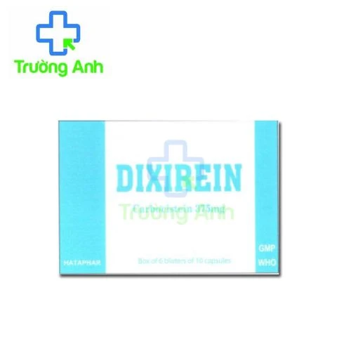 Dixirein 375mg Hataphar - Điều trị tăng tiết dịch hô hấp