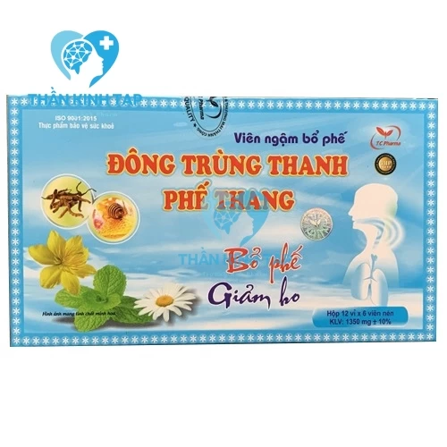 Viên Ngậm Bổ Phế Đông Trùng Thanh Phế Thang - Hoa bách hợp Thành Công