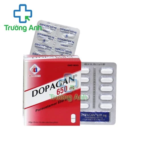 Dopagan 650mg Domesco - Thuốc giảm đau, hạ sốt nhẹ và vừa