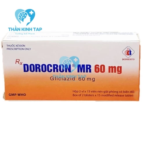 Dorocron MR 60mg - Thuốc điều trị đái tháo đường tuýp 2