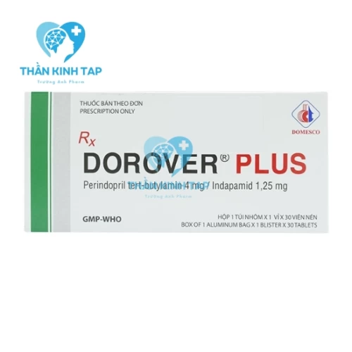 Dorover Plus - Thuốc điều trị tăng huyết áp của Domesco