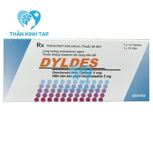 Dyldes - Viên uống điều trị viêm mũi dị ứng, mề đay hiệu quả (10 hộp)