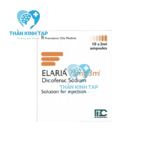 Elaria 75mg/3ml - Thuốc điều trị các cơn đau hiệu quả