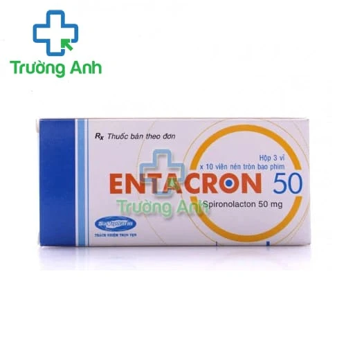 Entacron 50 - Thuốc điều trị phù, tăng huyết áp của SaVi