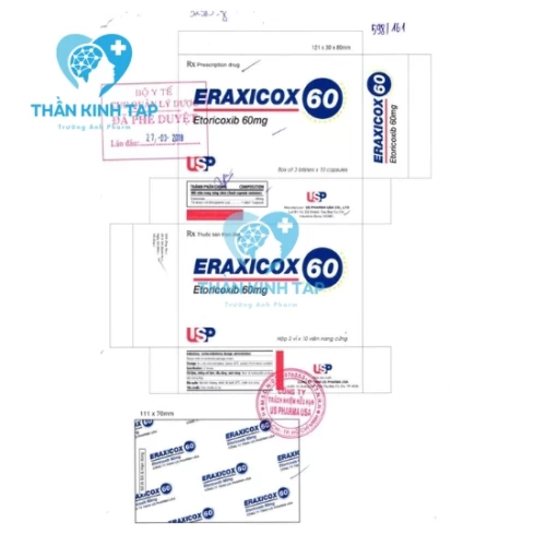 Eraxicox 60 - Thuốc điều trị viêm xương khớp hiệu quả
