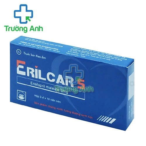 Erilcar 5 - Thuốc điều trị tăng huyết áp và suy tim sung huyết