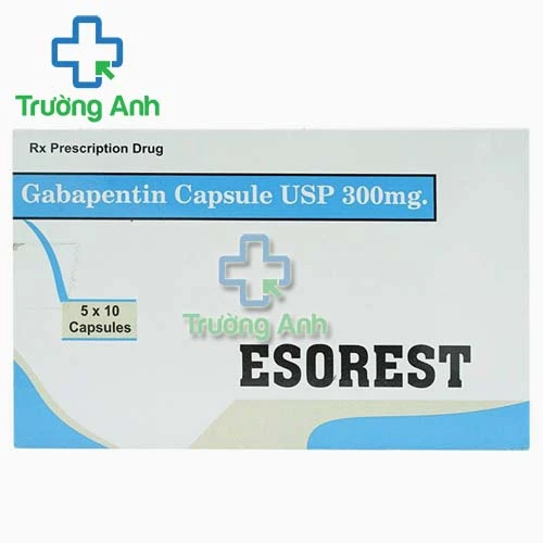 Esorest 300mg - Thuốc điều trị giảm đau thần kinh, chống động kinh