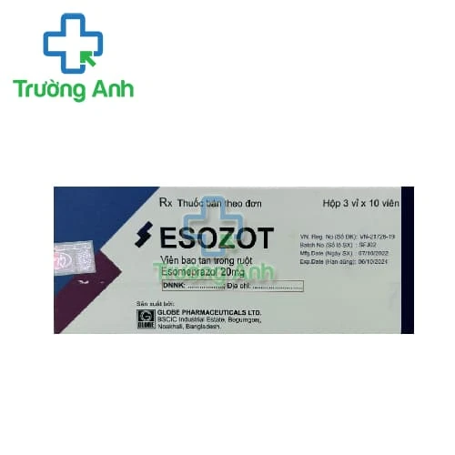 Esozot - Thuốc điều trị trào ngược dạ dày-thực quản