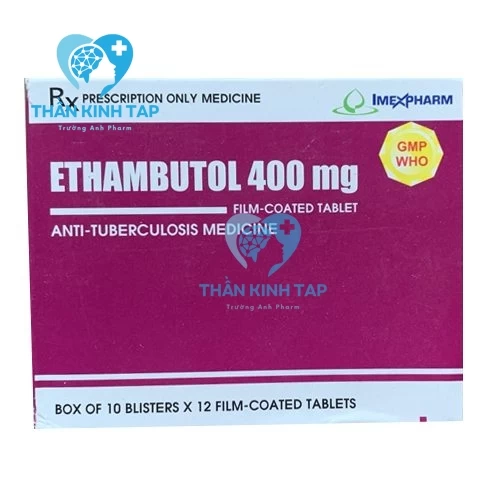 Ethambutol 400mg - Ethambutol Imexpharm