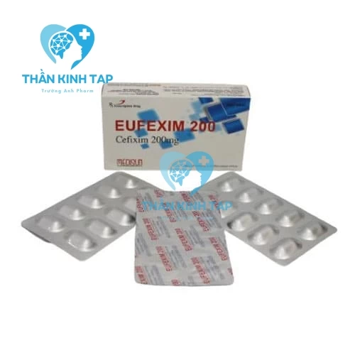 Eufexim 200 - Thuốc điều trị các bệnh viêm, nhiễm khuẩn