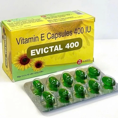 Evictal 400mg - Vitamin E acetat 400mg Ymed