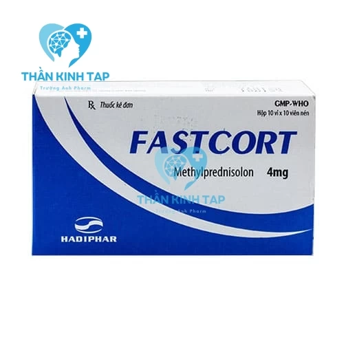 Fastcort 4mg - Thuốc điều trị rối loạn nội tiết, kháng viêm