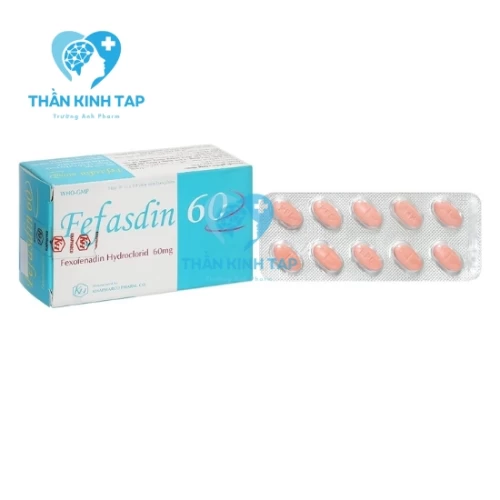 Fefasdin 60 - Thuốc điều trị viêm mũi dị ứng, mày đay mạn tính