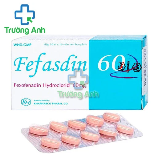 Fefasdin 60 - Thuốc điều trị viêm mũi dị ứng, mày đay mạn tính