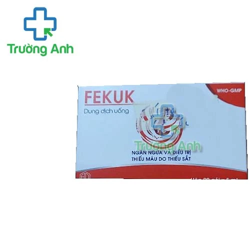 Fekuk - Thuốc điều trị thiếu máu do thiếu sắt hiệu quả