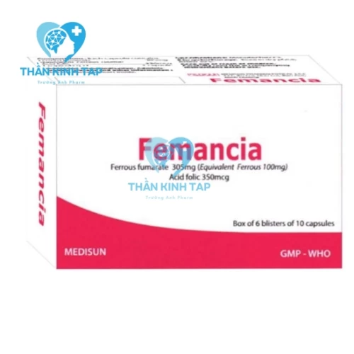 Femancia - Thuốc điều trị thiếu máu do thiếu sắt 