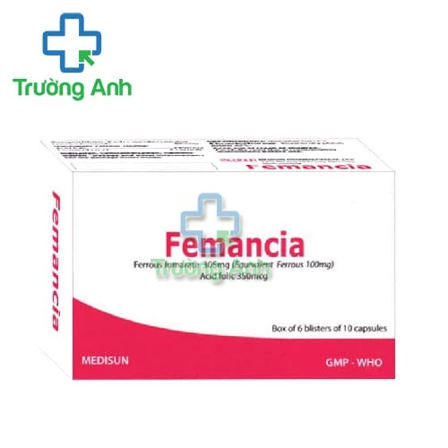 Femancia - Thuốc điều trị thiếu máu do thiếu sắt 