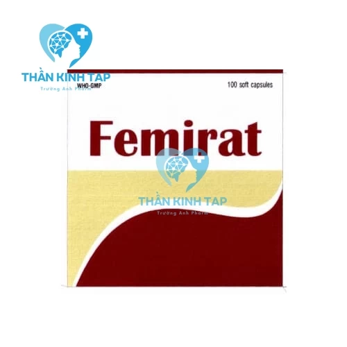 Femirat - Thuốc điều trị thiếu máu, thiếu acid folic